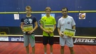 1.-kaavion kolme parasta: Miko (3.), Jami (1.) ja Bradley Hindle (2.)