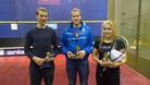 3.-kaavion kolme parasta: Juho Halonen HSK (3.), Timo Montell (1.) ja Riina Koskinen SqK (2.)